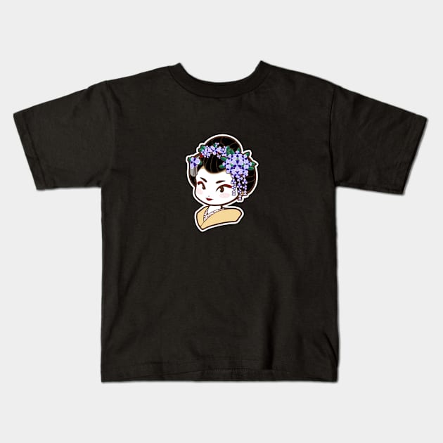 May Maiko - Iris Kids T-Shirt by Ranefea